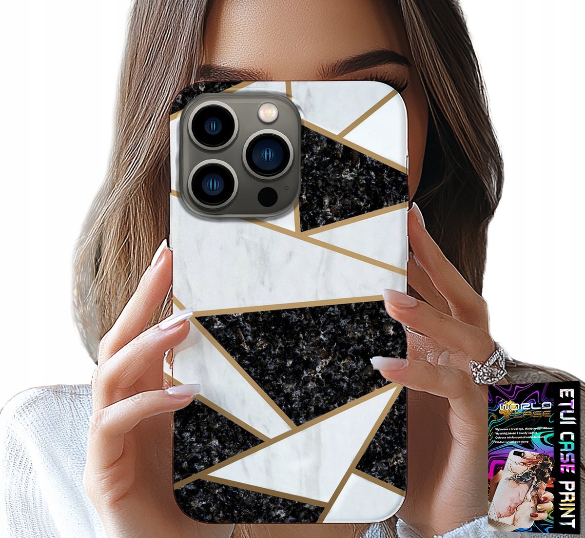 HOESJE VOOR IPHONE 14 PRO - ELEGANT EN MODIEUS DESIGN HOESJE + GLAS