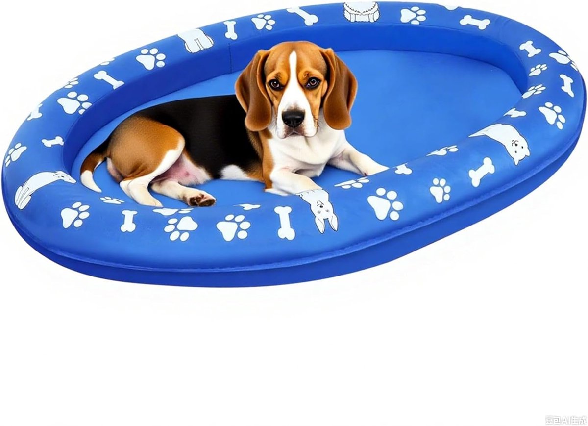 Hondenzwemband - Opblaasbare boot - Veilig zwemmen - Voor alle maten - 107 x 145 cm