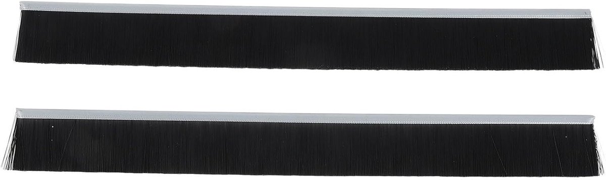 Brievenbusborstels - Tochtstrips - Vuil Buiten Houden - Weerbestendige Nylon - 30 Cm - Zwart