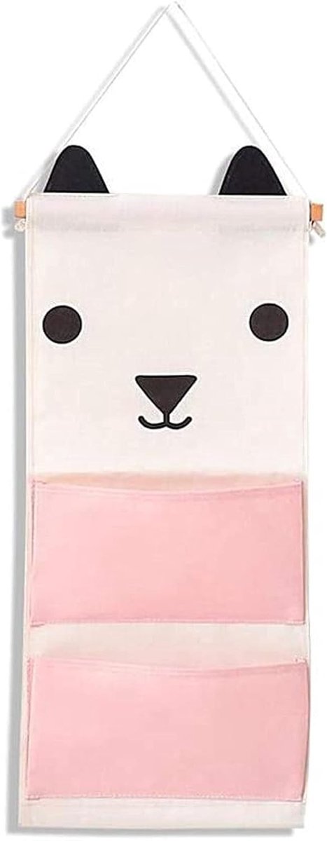 Hangende Opbergtas - Deur Organizer - Ruimte Besparen - Stevige Constructie - One Size - Roze
