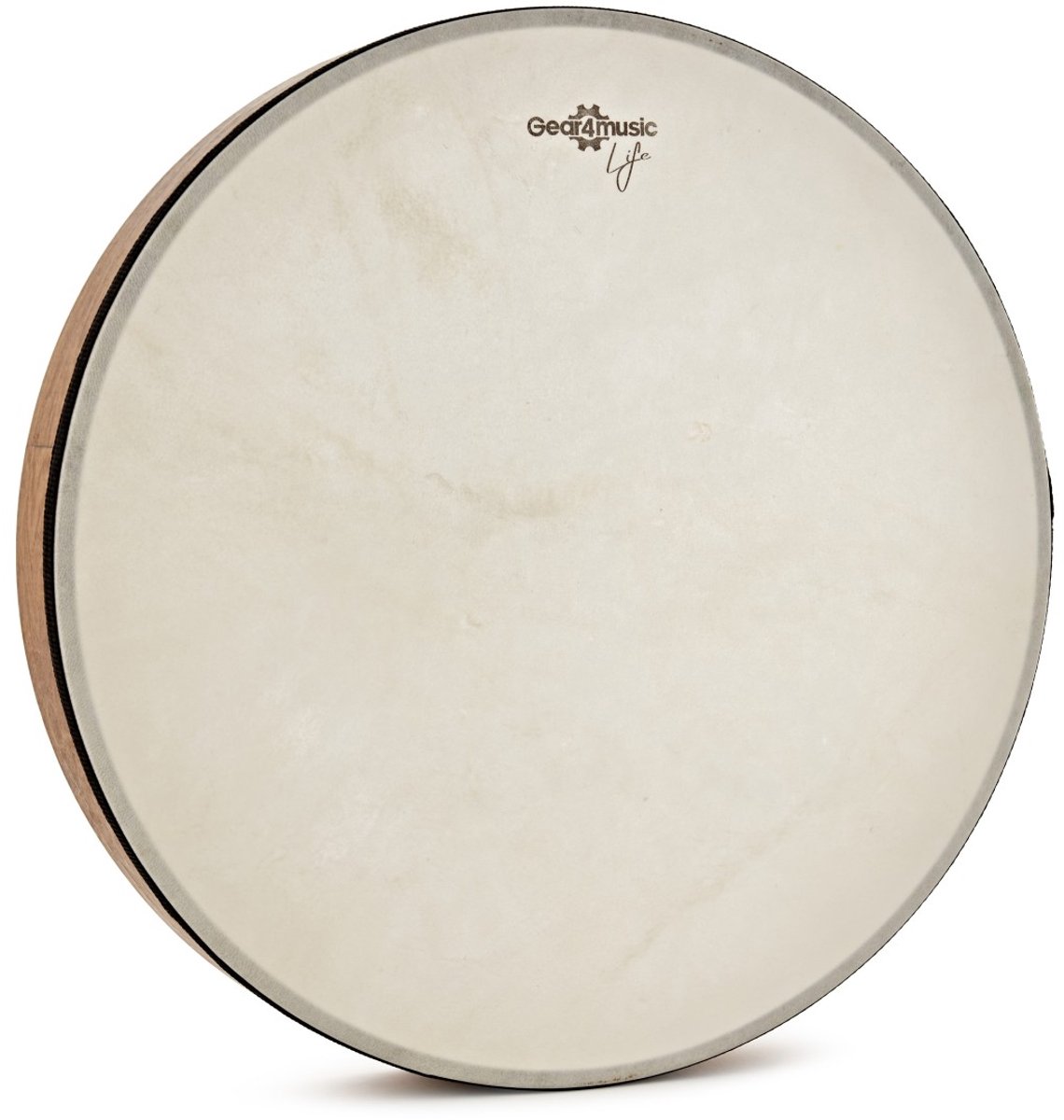 Gear4music Life Hand Drum 18 Inch, Synthetic Head