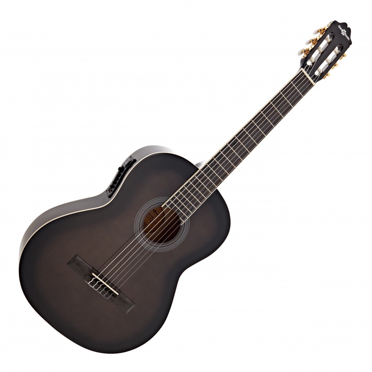 Deluxe Elektro-klassieke Gitaar van Gear4music, Trans Black Burst