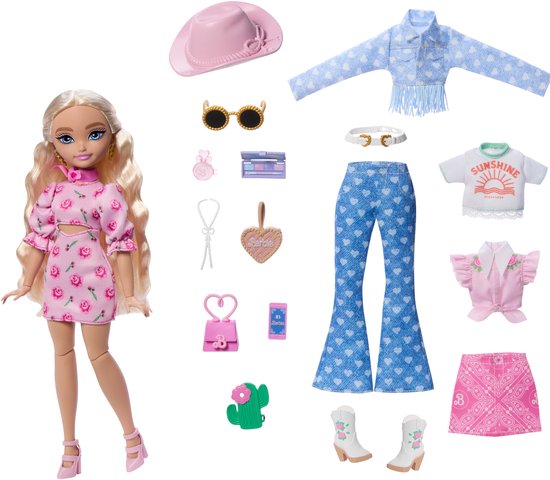 Barbie Dream Besties Festival Looks “Malibu" Doll and Accessories — afbeelding 3