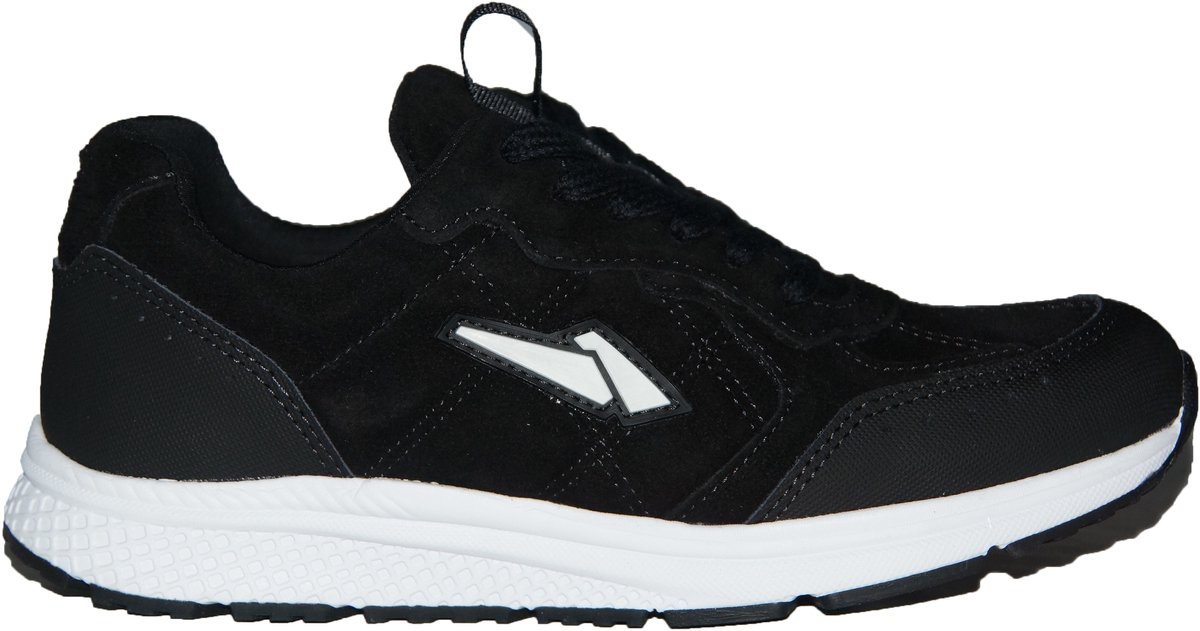 Piedro Sport - Emiel - Sneakers - Zwart Suede - Vetersluiting - Schoenmaat - 36