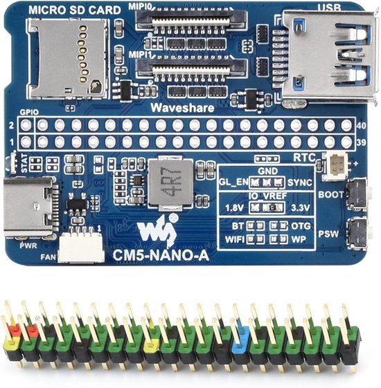 Module Bord Basis Module Bord voor Compute Module 5 Compatibel - Compact Formaat ...