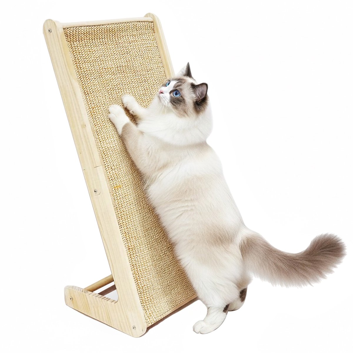 Pawsource Krabplank Hout - Krabmat Met Sisaltapijt