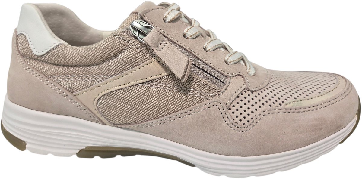 Gabor 86.978.31 Rolling Soft Sneakers Dames Beige Leer Dames - Beige - 38