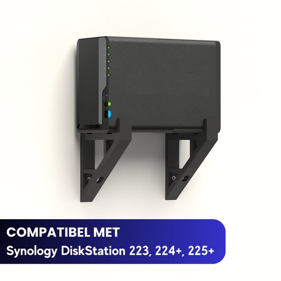 Wandhouder compatibel met Synology DiskStation - Houder voor NAS apparaat van Synology — afbeelding 2