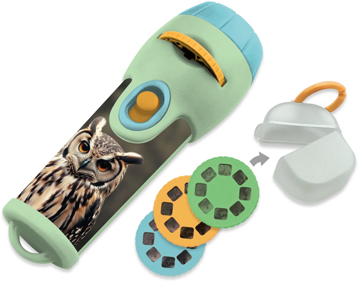 Ambo projector speelgoedlamp vogels - educatief natuur speelgoed.