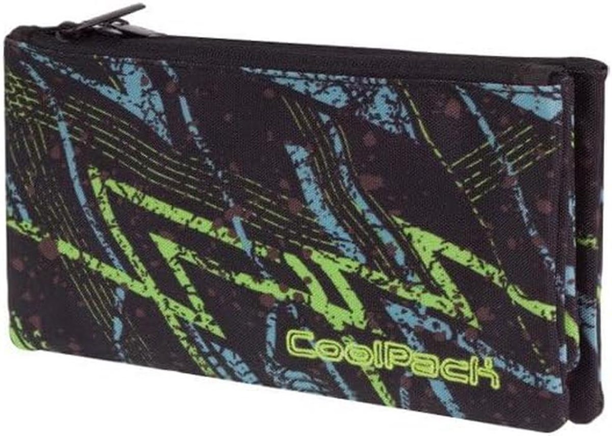 Ruim Pennen Etui met 3 Vakken - Multicolor Schooltas Organizer