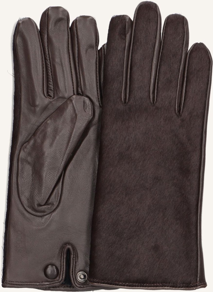 Notre-V Zawb1-154a Handschoenen Dames - Bruin - Maat S/M