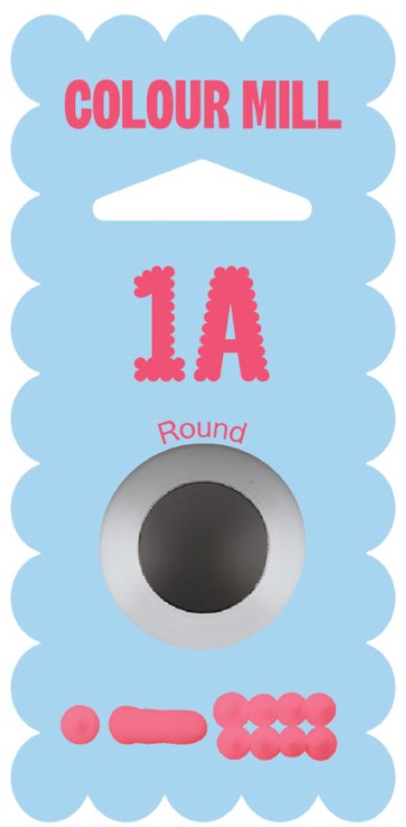 Colour Mill Piping Tip - 1A M Round - Spuitmondje Rond
