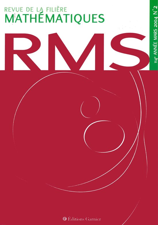 Revue de la filière mathématiques RMS 114-2 - cover