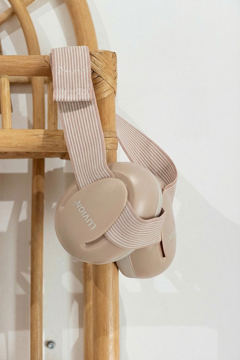 LUVION® Baby Gehoorbeschermer - Premium gehoorbescherming voor je baby - tot 3 jaar - Sandy Beige – foto 7