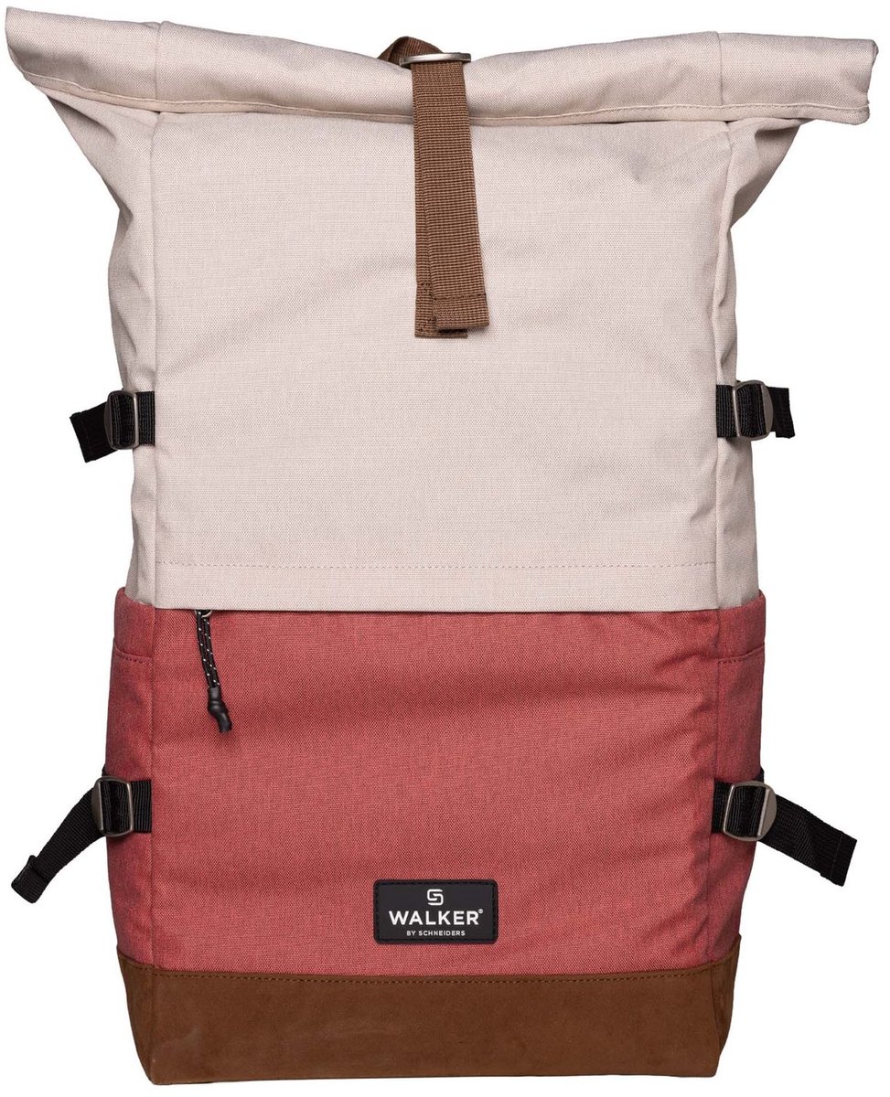 Walker laptop rugzak rugzak met laptopvak Concept Roll Up Two Backpack 23L Popcorn / Terracotta veelkleurig