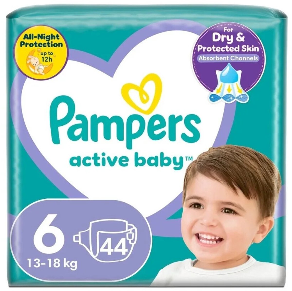 Pampers Active Baby Maat 6 - 44 Luiers