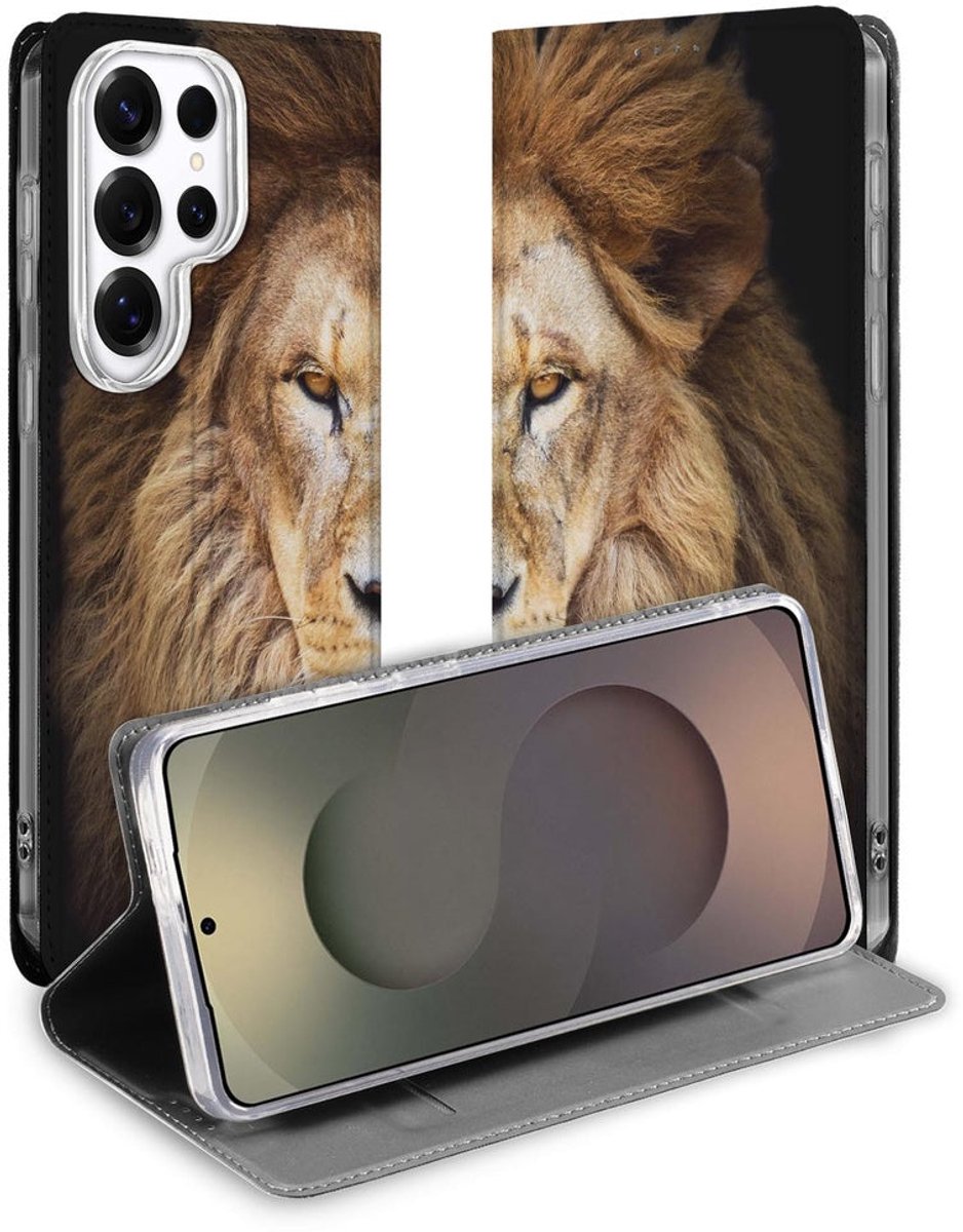 Book Wallet Case Samsung Galaxy S26 Ultra Leeuw