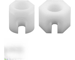 Reservemoeren voor bruismachines, set van 2, geschikt voor diverse modellen, accessoires voor gaslekkage en slangaansluiting.