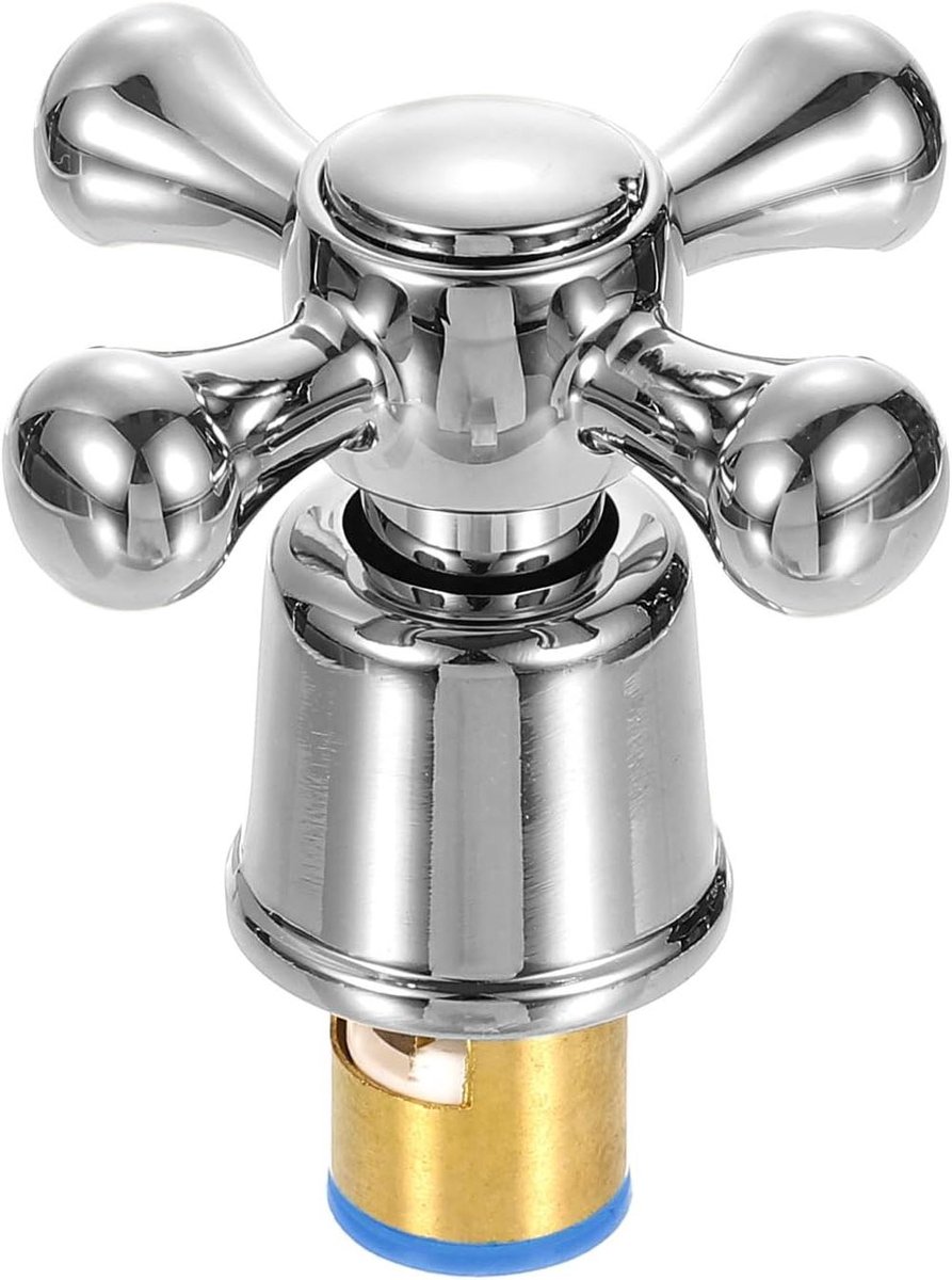 MK Stoer -[Hoofdkeyword] - [Keyword 1] - [Keyword 2] - [Compatibel voor merk] - [Kleur] - Kraangreep, doucheknoppen, koudwaterkraan, legering, kruiskraangrepen, vervangende kraan voor keuken, douche, badkuip, zilver