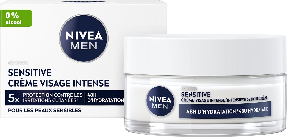 NIVEA MEN Sensitive Dagcrème - voor de Gevoelige Huid - 50 ml