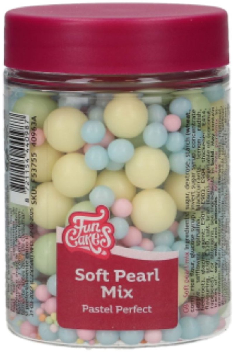 FunCakes Soft Pearls - Mix Pastel Perfect - 80g