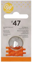 Wilton Spuitmondje - #047 Basketweave - Garneerspuit voor Taartdecoratie