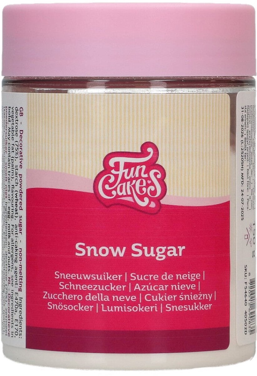 FunCakes Sneeuwsuiker - 150g - Eetbare Taartdecoratie