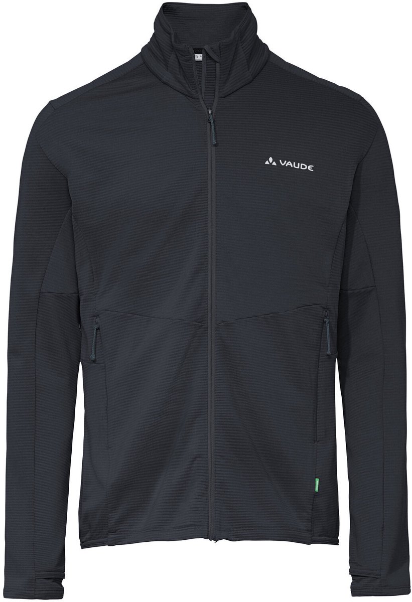 VAUDE Scopi Fleece Jas II Fleece Jas Heren Outdoor Sportjassen Niet waterdicht Niet winddicht Zonder capuchon Slim pasvorm Zwart