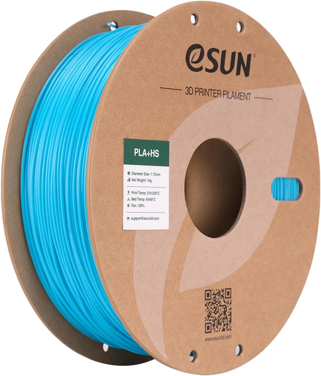 Hoge Snelheid PLA+ 3D Printer Filament 1.75mm Lichtblauw - +/- 0.03mm Nauwkeurigheid - 1KG