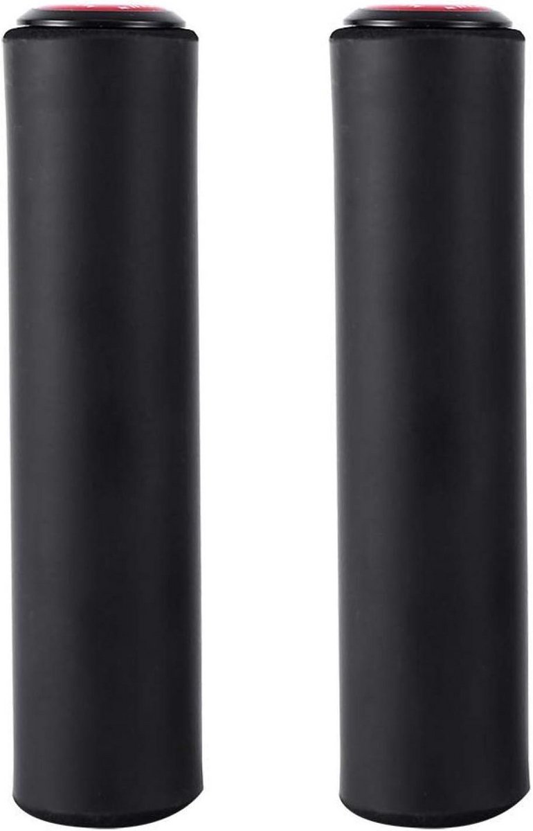 Comfortabele Siliconen Fiets Stuurhandvatten - Antislip & Schokdempend voor Mountainbike en Stadsfiets (18mm)