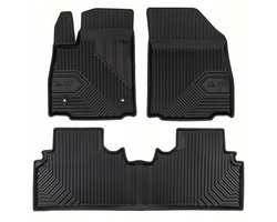 Frogum No.77 Kia EV3 vanaf 2024 - Rubberen Automatten - Set van 3 - TPE - 4 cm Opstaande Rand - Geurloos