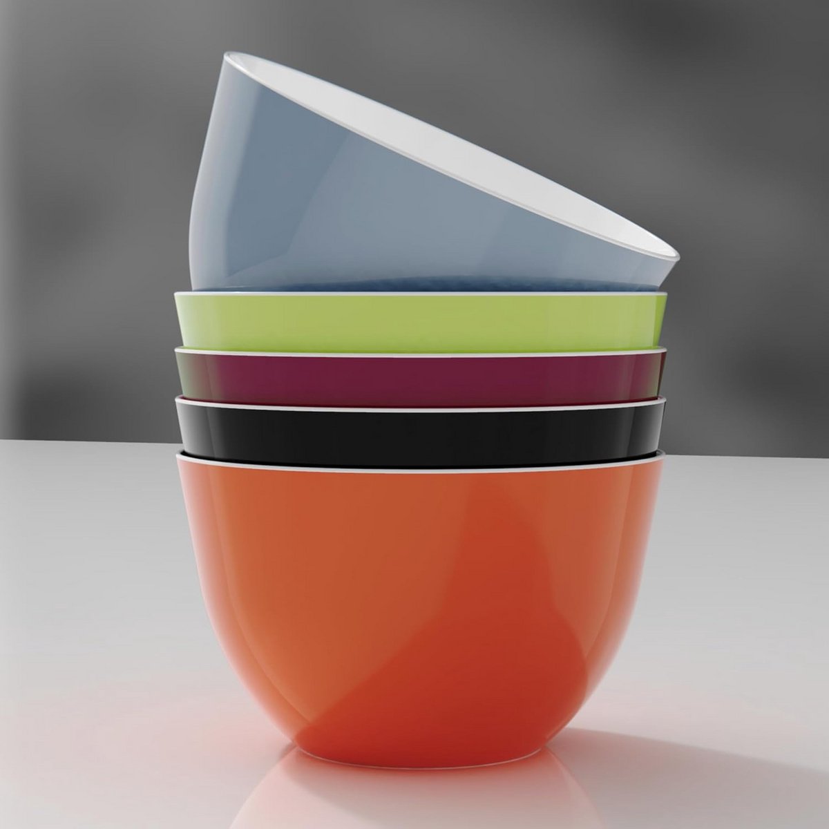 Stapelbare, ruime kom van 28 cm - Ideaal als salade- of soepkom