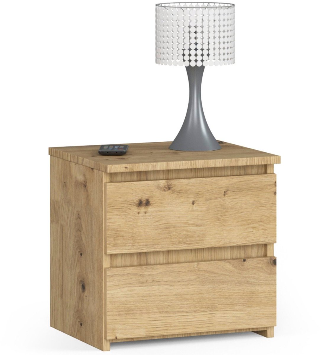 Nachtkastje CL2 met 2 Lades / AKORD Furniture Factory / Artisan Eik / 40 x 40 x 35 cm