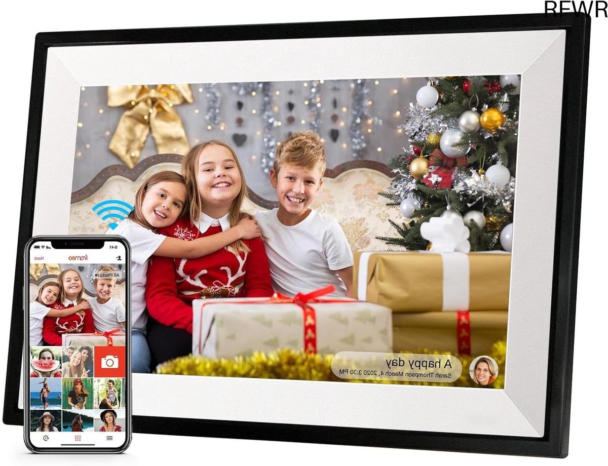 Digitale Fotolijst met Wifi - Fotolijsten - Frameo App - HD Kwaliteit Modern