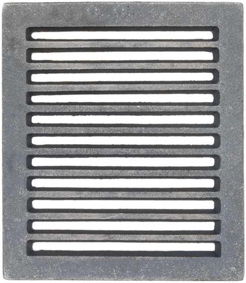 Gietijzeren Asrooster voor Oven en Open Haard - Hittebestendig - 20,5 x 23,5 cm