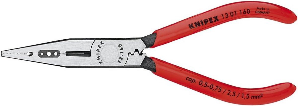 4-in-1 Elektriciens Tang voor Krimpen, Knippen, Grijpen en Strippen