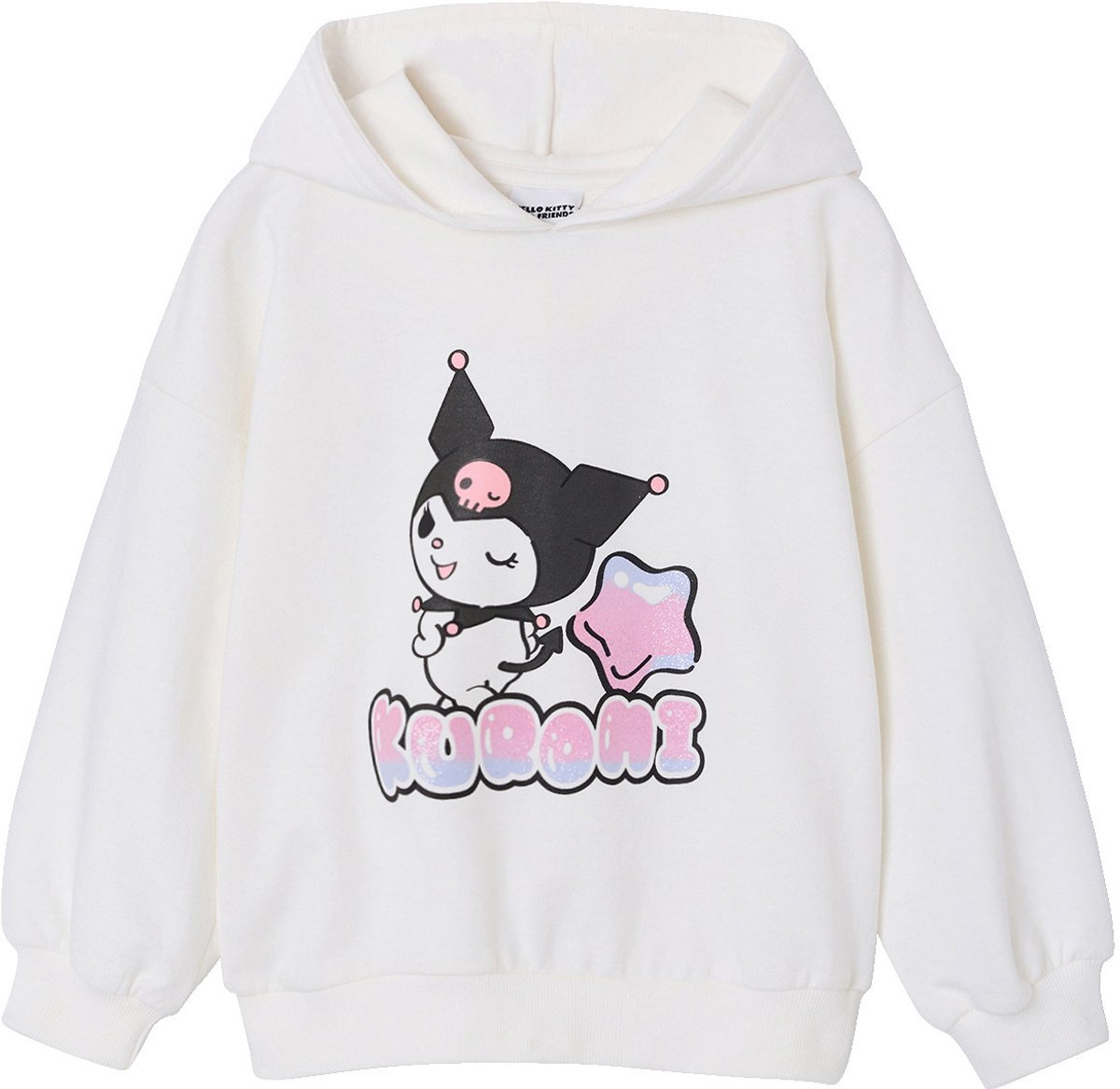 HELLO KITTY Sweater met capuchon Kuromi