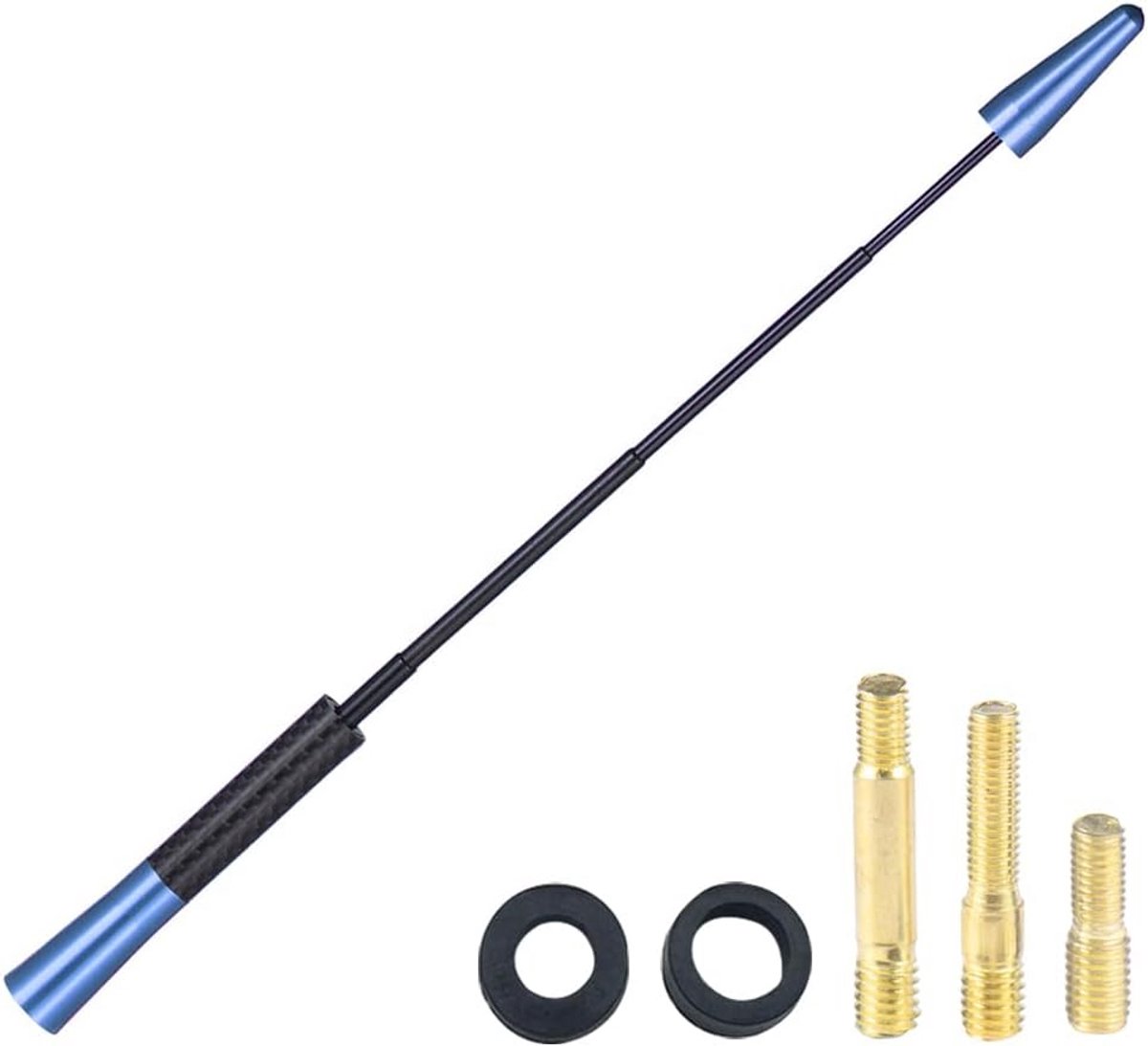 Universele Intrekbare Carbon Fiber Autoantenne Dakantenne FM/AM Ontvangst