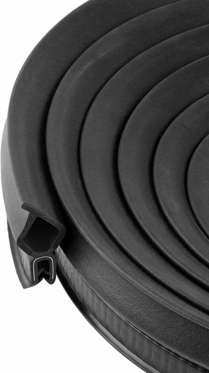 Rubberslot Verticale Afdichting voor Kofferbak en Deuren - 22mm Hoogte
