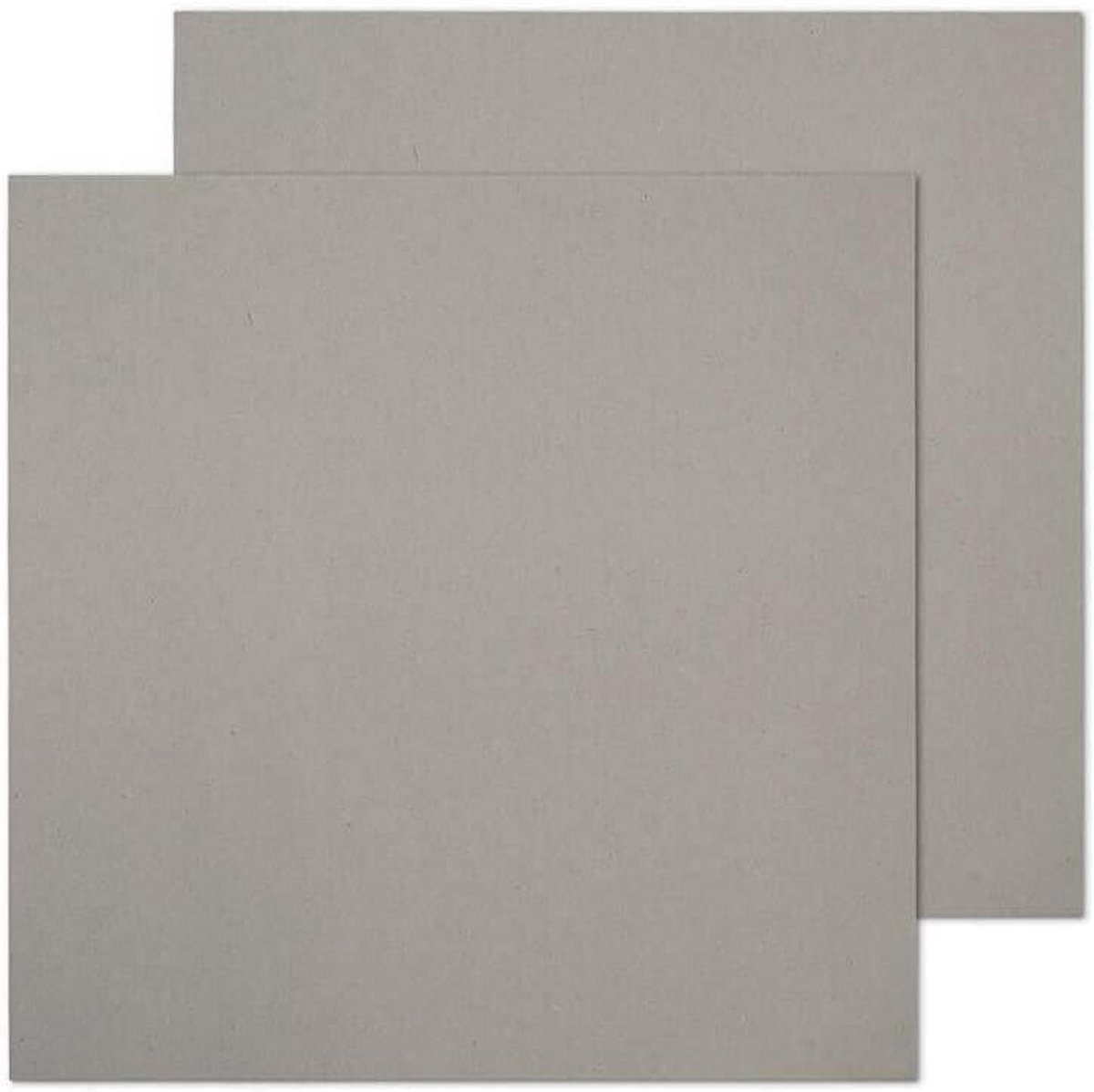 30x Dik Karton Platen 20x20 cm 2mm Grijs voor Album Binding en Doos Maken