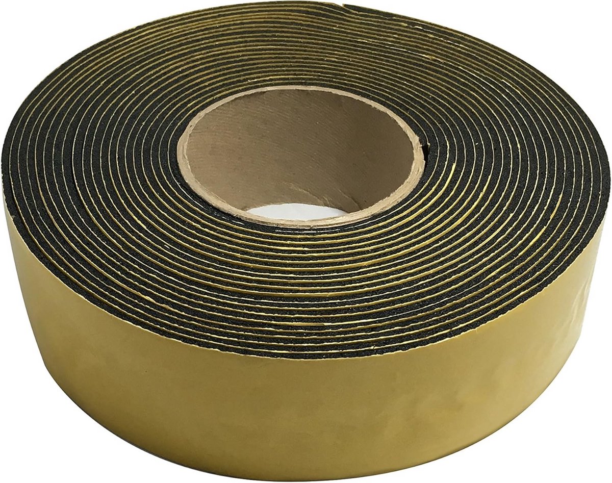 Rubberen Isolatietape Zwart voor Warmtebehoud en Condenspreventie