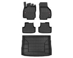 Frogum ProLine Volkswagen Golf 8 Hatchback vanaf 2019 - Mattenset & Kofferbakmat - Hoge vloer - Niet voor Hybride - TPE
