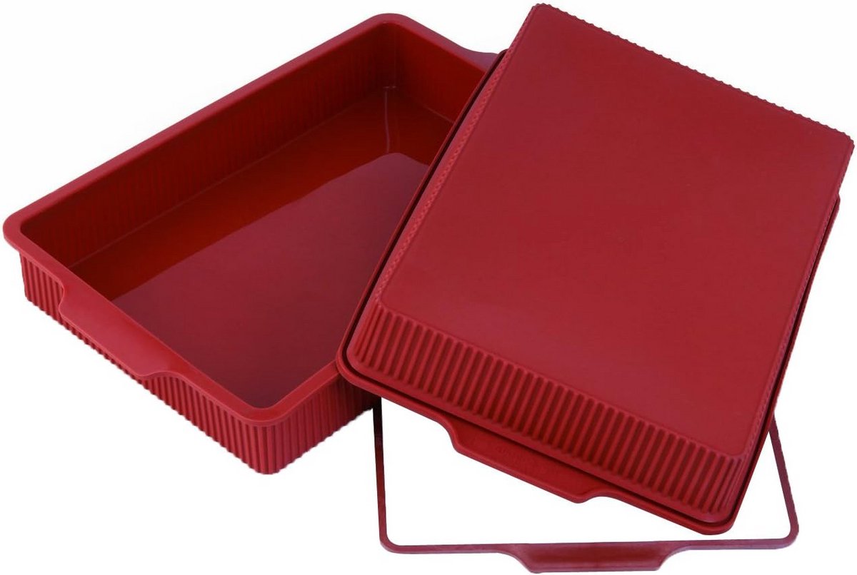 Flexibele Siliconen Bakvorm voor Lasagne en Rechthoekige Taarten - Oven- en Vriezerbestendig