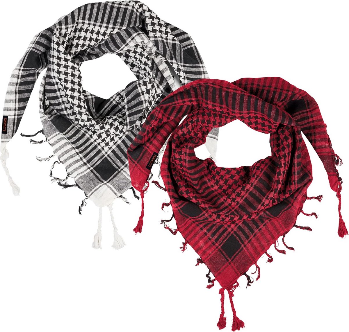 Veelzijdige Katoenen Sjaal Vierkant - Stijlvolle Arabische Stijl Hoofddoek en Halsdoek