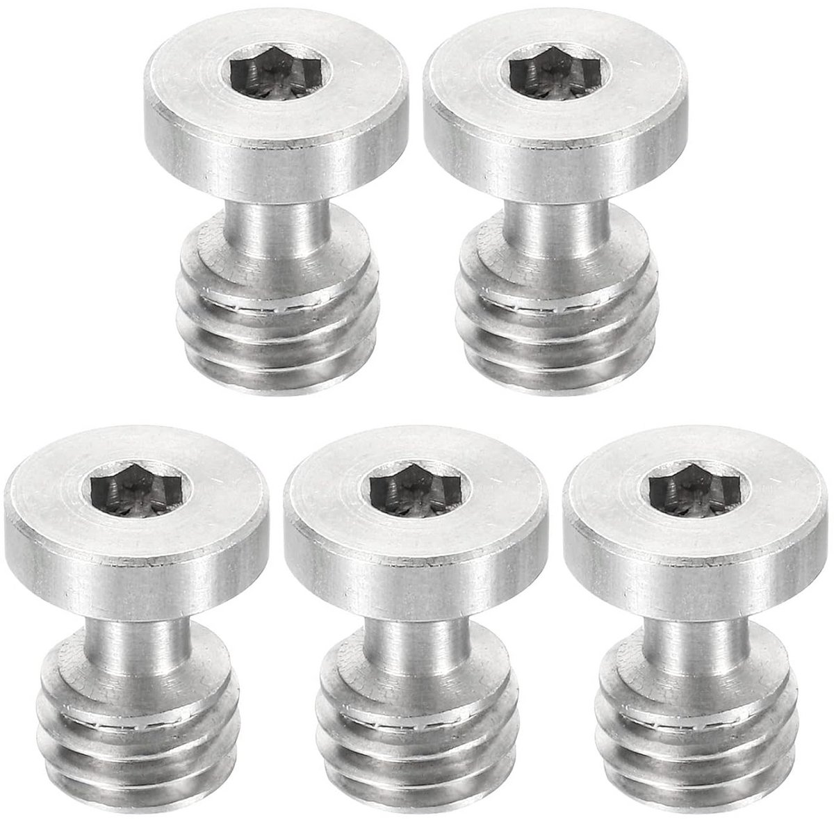 5x Statief Schroef 3/8 inch naar 16mm Lengte voor Camera Montage en Statieven