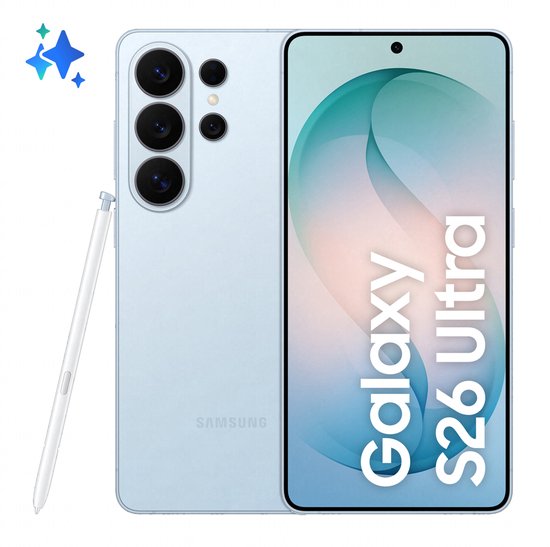 Samsung Galaxy S26 Ultra 1TB Sky Blue – AI camera F1.4 lens 100x zoom Privacy Display Snapdragon 8 Elite