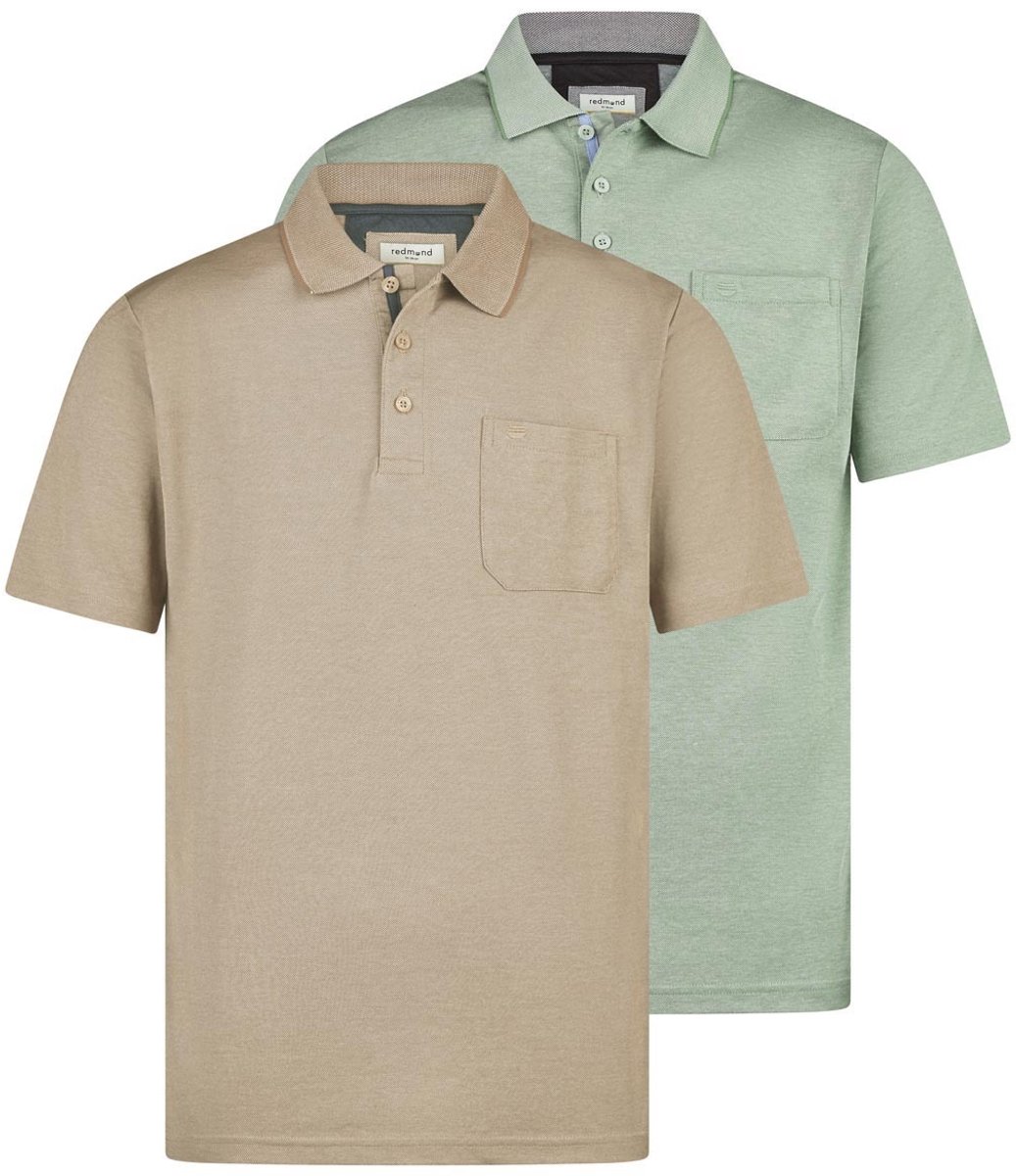 Redmond Heren poloshirt 2 pack Basic