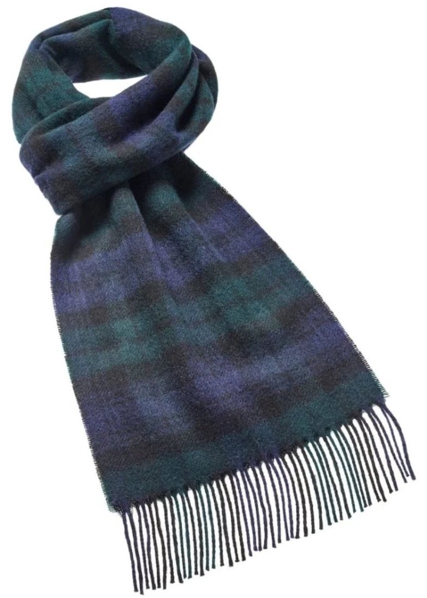 Sjaal Tartan Blackwatch - Meriono Lamswol - 25 x 190 - Bronte by Moon Scotland