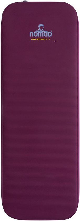 NOMAD® Dreamzone 10.0 slaapmat | Zelfopblazend | 198 x 68 cm | Dikte 10 cm | Oudroze | 1-persoons luchtbed | Eenvoudig opblazen en leeg laten lopen | Inclusief hoes