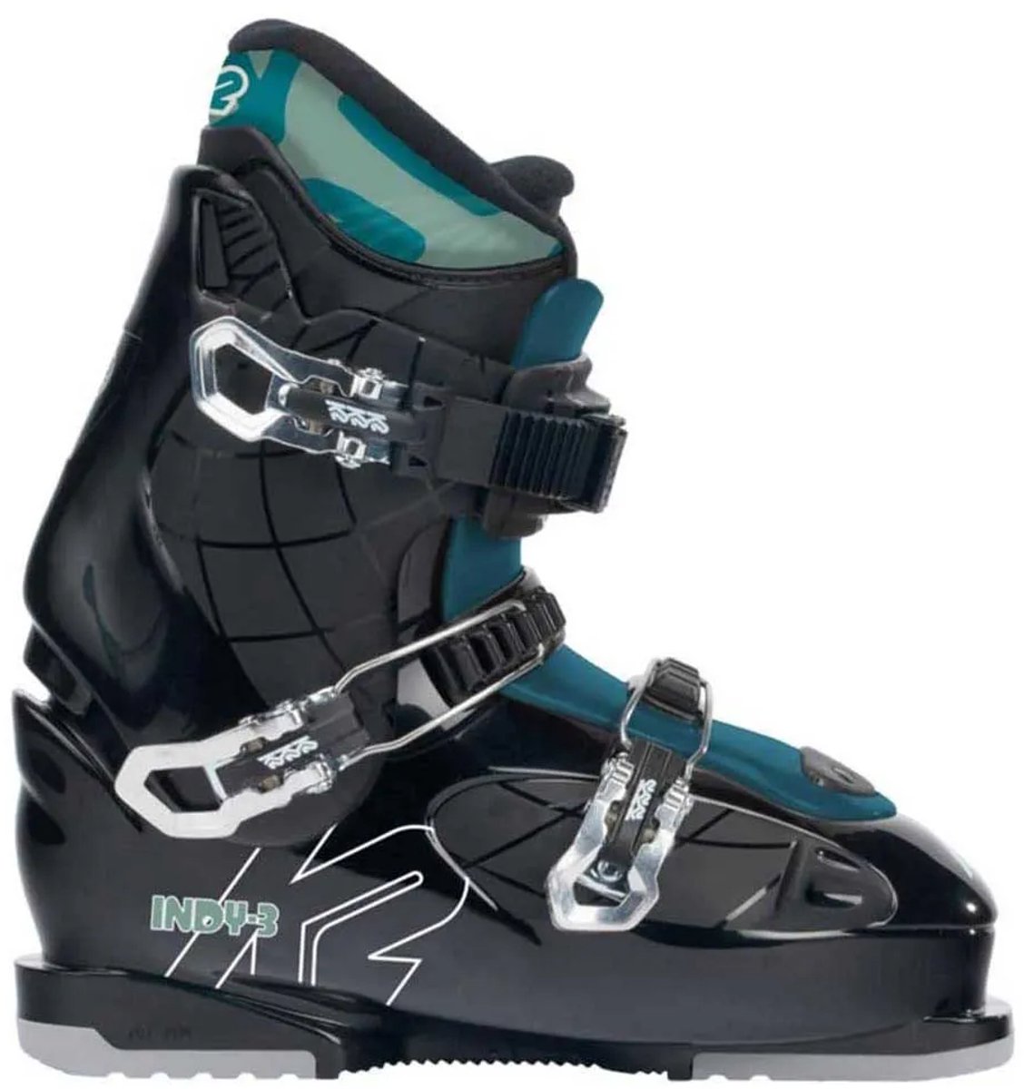 K2 Indy 3 Alpine Skischoenen 25.5 Kinderen Zwart